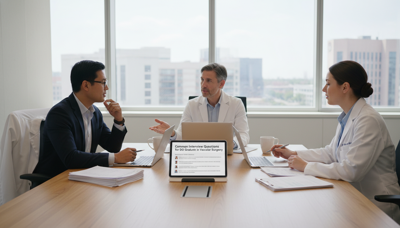 Medical residency interview panel discussing candidate performance - DO graduate residency for Common Interview Questions for