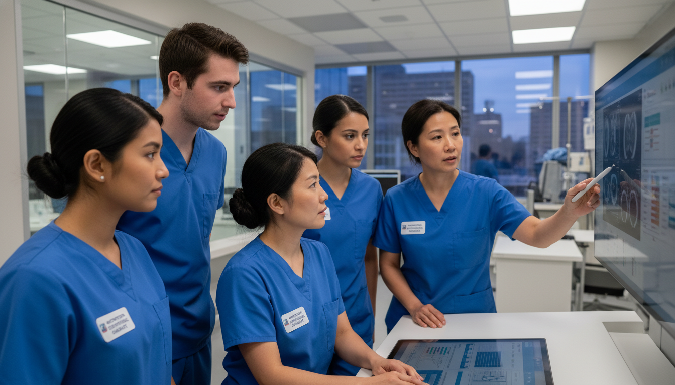 Surgical residents and faculty discussing vascular cases Surgical residents and faculty discussing vascular cases - DO graduate residency for How to Research Programs for DO Graduate