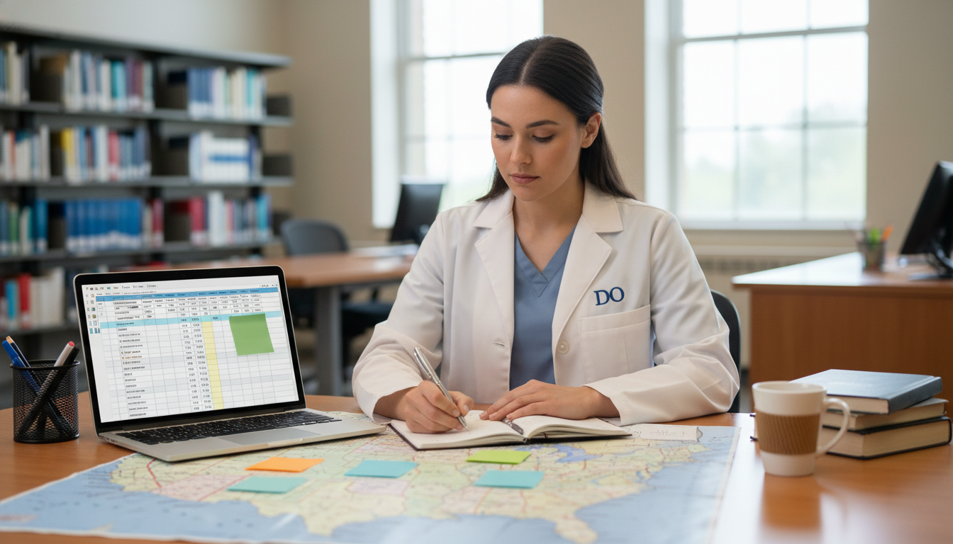 Medical student planning vascular surgery residency program list - DO graduate residency for Program Selection Strategy for D