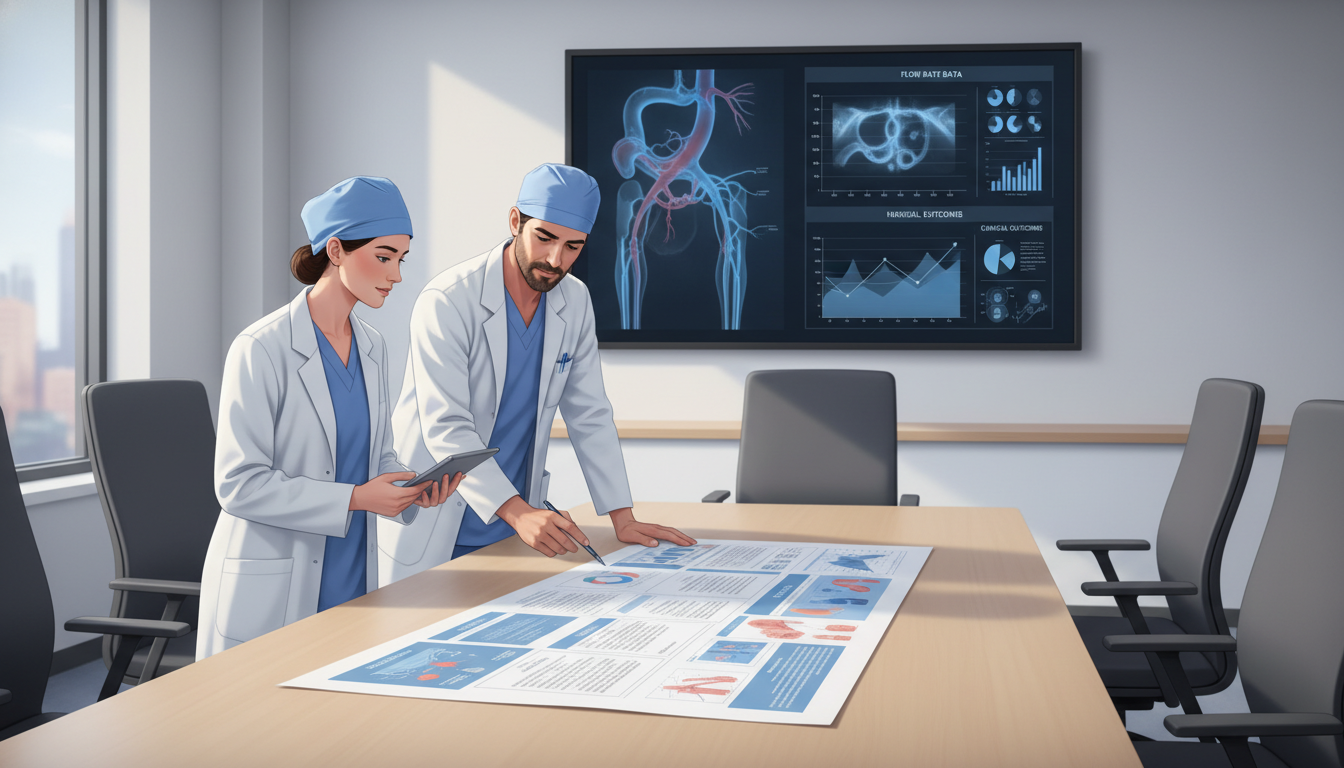 Vascular surgeon mentoring a DO student on research project Vascular surgeon mentoring a DO student on research project - DO graduate residency for Research Profile Building for DO Grad