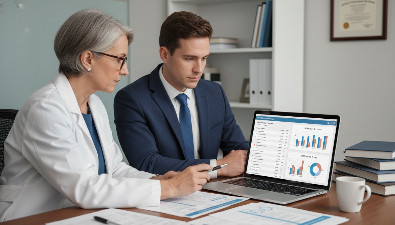 DO graduate discussing vascular surgery match strategy with mentor - DO graduate residency for Step Score Strategy for DO Gra