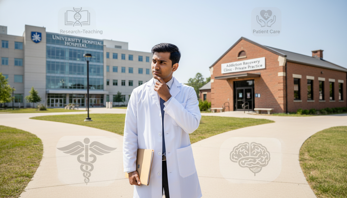 International Medical Graduates: Choosing Between Academic and Private Practice in Addiction Medicine