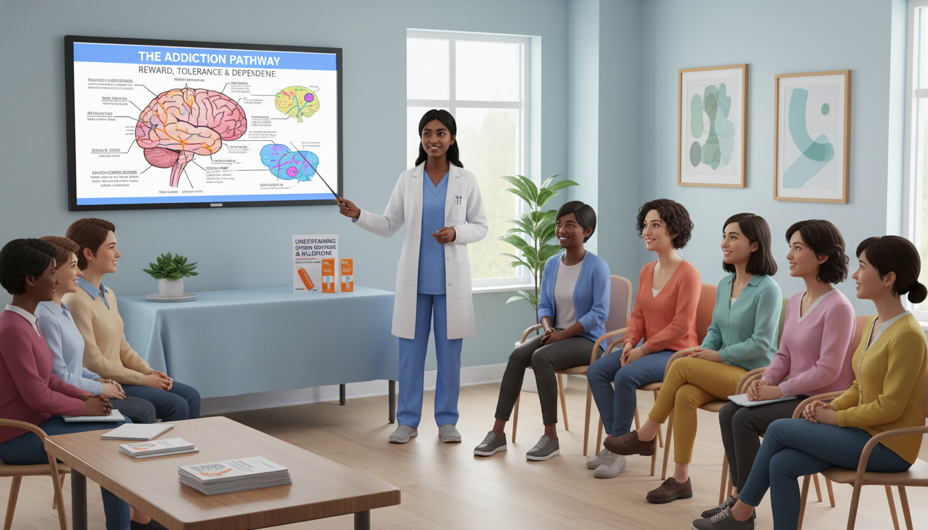 IMG leading a community addiction awareness workshop IMG leading a community addiction awareness workshop - IMG residency guide for CV Building for International Medical Graduate