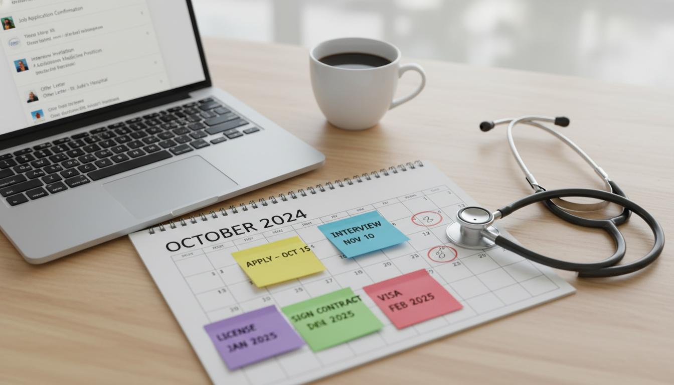 Timeline planning for addiction medicine physician job search Timeline planning for addiction medicine physician job search - IMG residency guide for Job Search Timing for International M