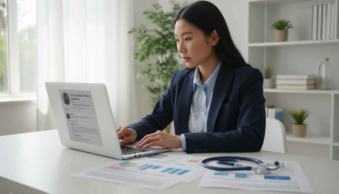 IMG building a professional network online in addiction medicine - IMG residency guide for Networking in Medicine for Interna