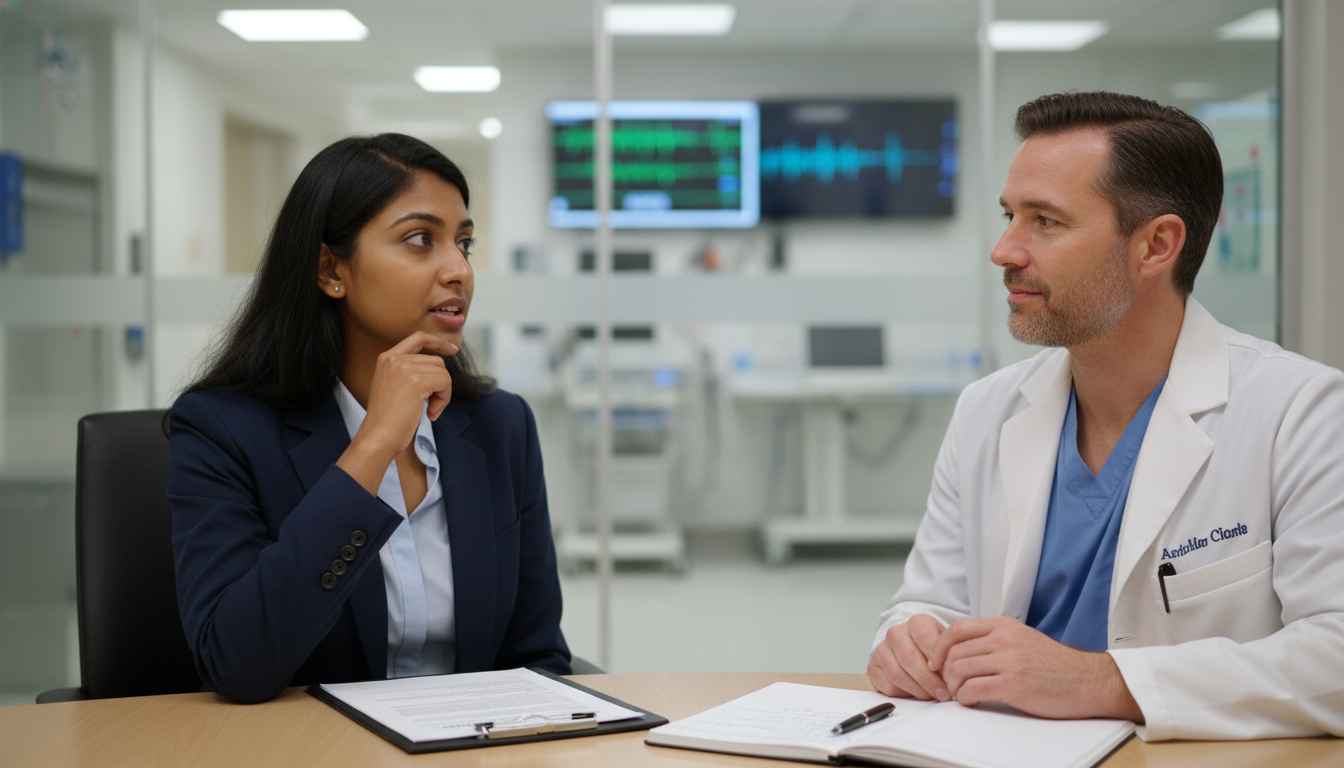 International medical graduate discussing anesthesiology interests with faculty International medical graduate discussing anesthesiology interests with faculty - IMG residency guide for Common Interview Qu