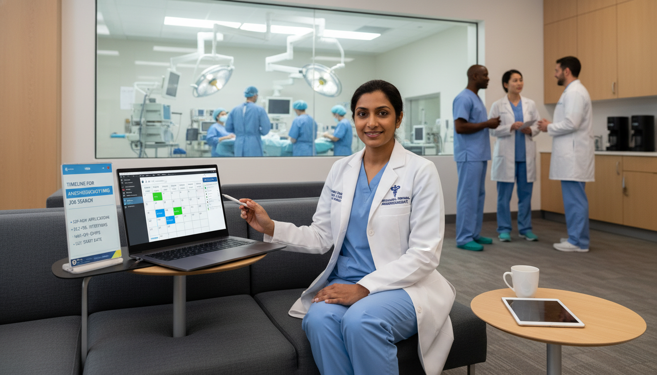 Essential IMG Residency Guide: Timing Your Anesthesiology Job Search