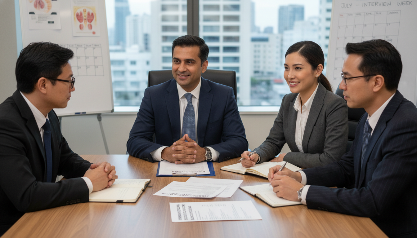 Anesthesiology IMG interviewing at a hospital for an attending position Anesthesiology IMG interviewing at a hospital for an attending position - IMG residency guide for Job Search Timing for Inter