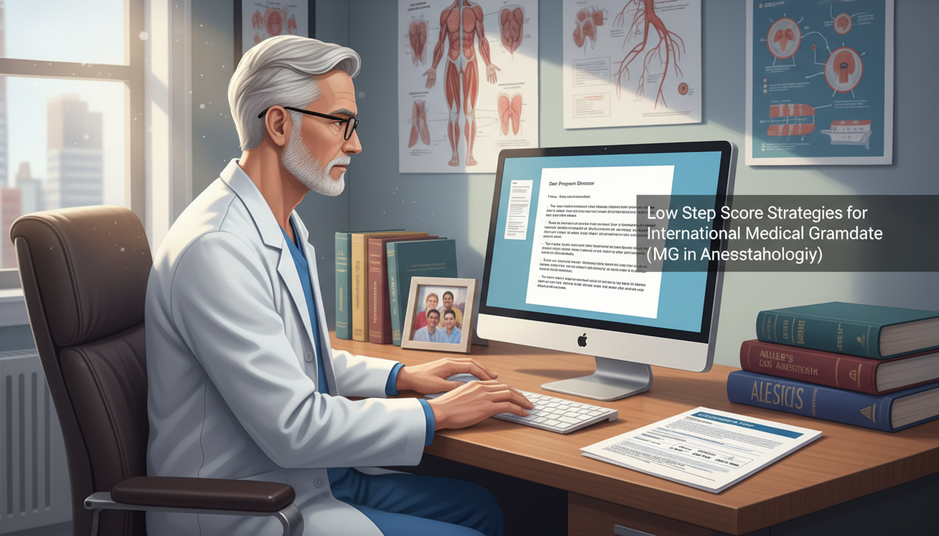 Anesthesiologist mentor writing a strong letter of recommendation for international medical graduate - IMG residency guide fo