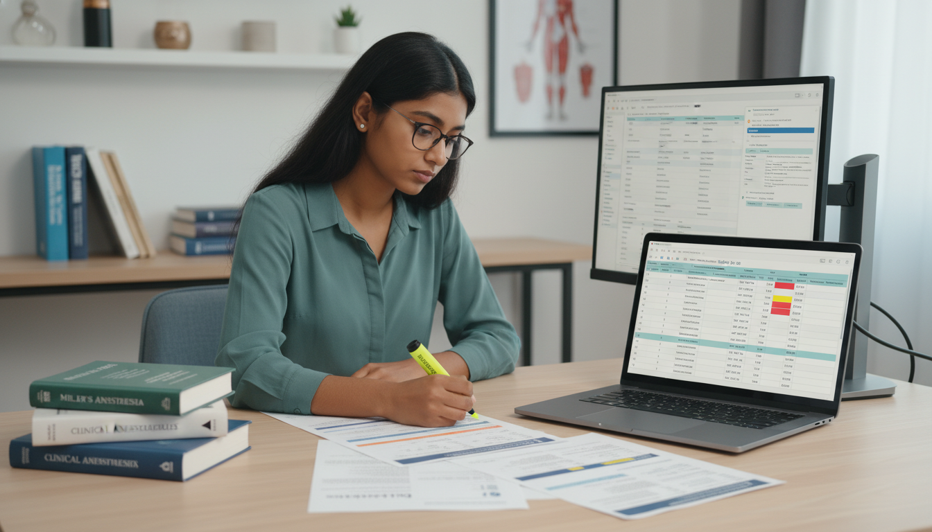 IMG planning anesthesiology residency program list using data and spreadsheets - IMG residency guide for Program Selection St