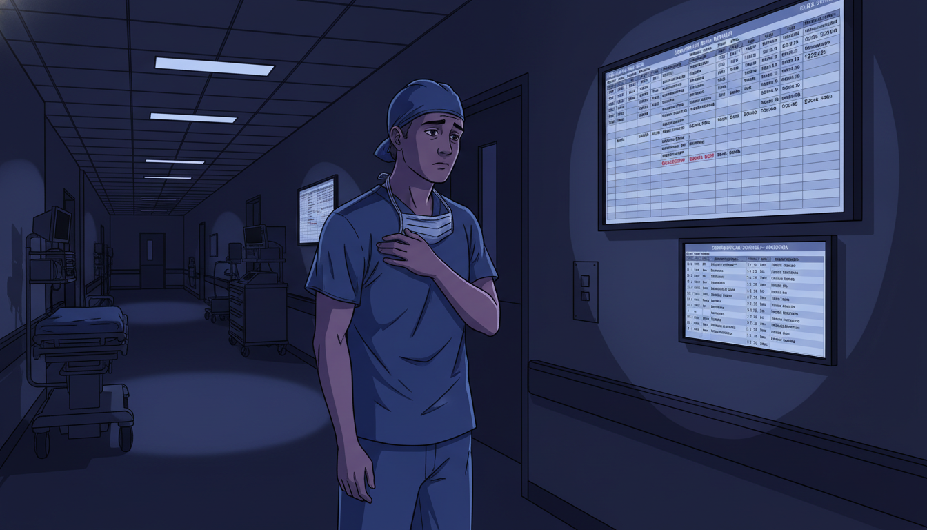 Anesthesiology resident checking the OR board late at night Anesthesiology resident checking the OR board late at night - IMG residency guide for Resident Turnover Warning Signs for Int