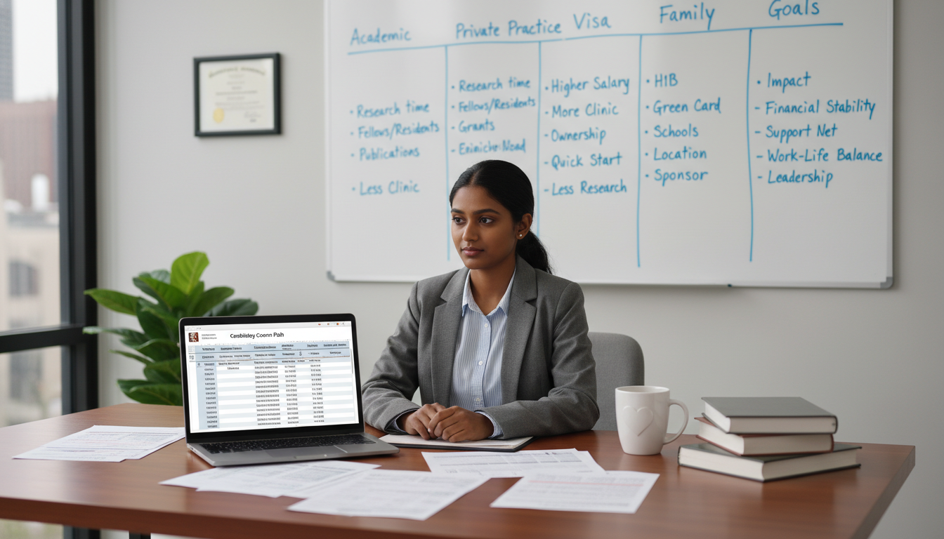 International medical graduate cardiologist planning career steps in academic vs private practice International medical graduate cardiologist planning career steps in academic vs private practice - IMG residency guide for A