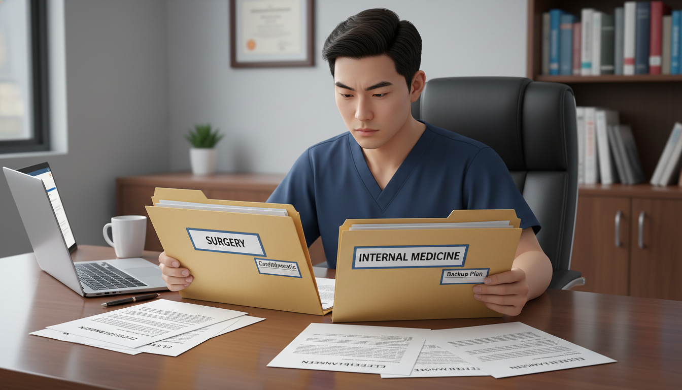 International medical graduate preparing dual residency applications International medical graduate preparing dual residency applications - IMG residency guide for Backup Specialty Planning for