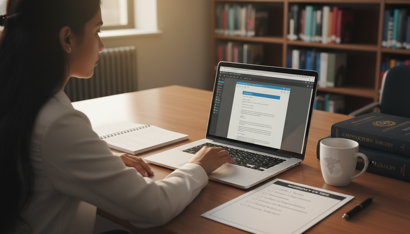 Medical student refining CV for cardiothoracic surgery residency Medical student refining CV for cardiothoracic surgery residency - IMG residency guide for CV Building for International Medi