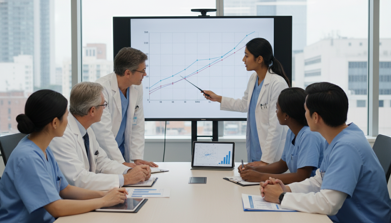 Cardiothoracic surgery research team discussion - IMG residency guide for Research Profile Building for International Medical