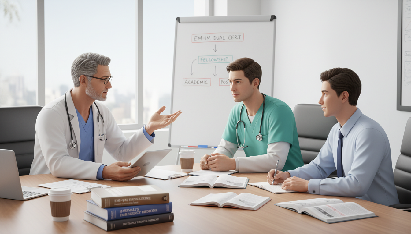 Resident and attending physician mentoring an international medical graduate Resident and attending physician mentoring an international medical graduate - IMG residency guide for Networking in Medicine