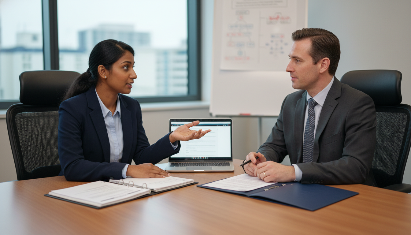 International medical graduate asking questions during a residency interview International medical graduate asking questions during a residency interview - IMG residency guide for Questions to Ask Progr