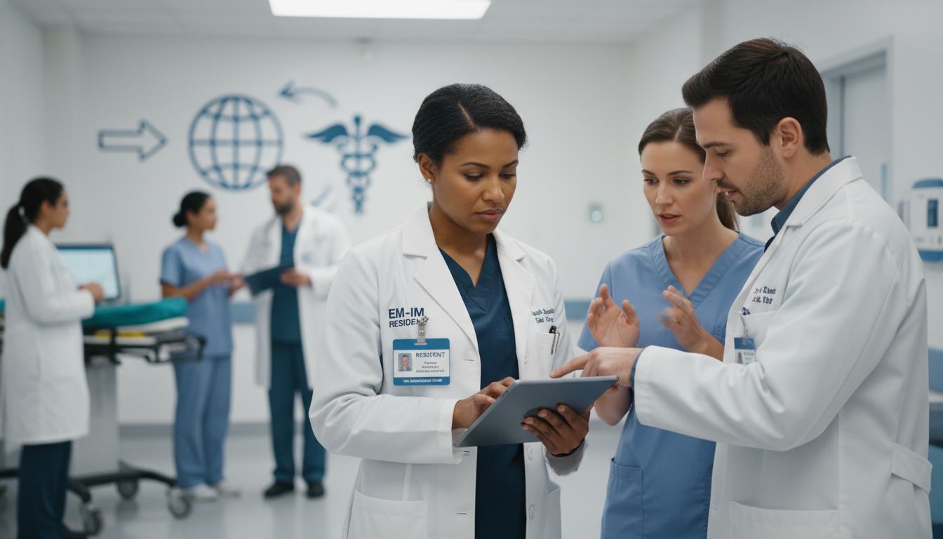International medical graduate in EM-IM residency emergency department setting International medical graduate in EM-IM residency emergency department setting - IMG residency guide for Visa Navigation for