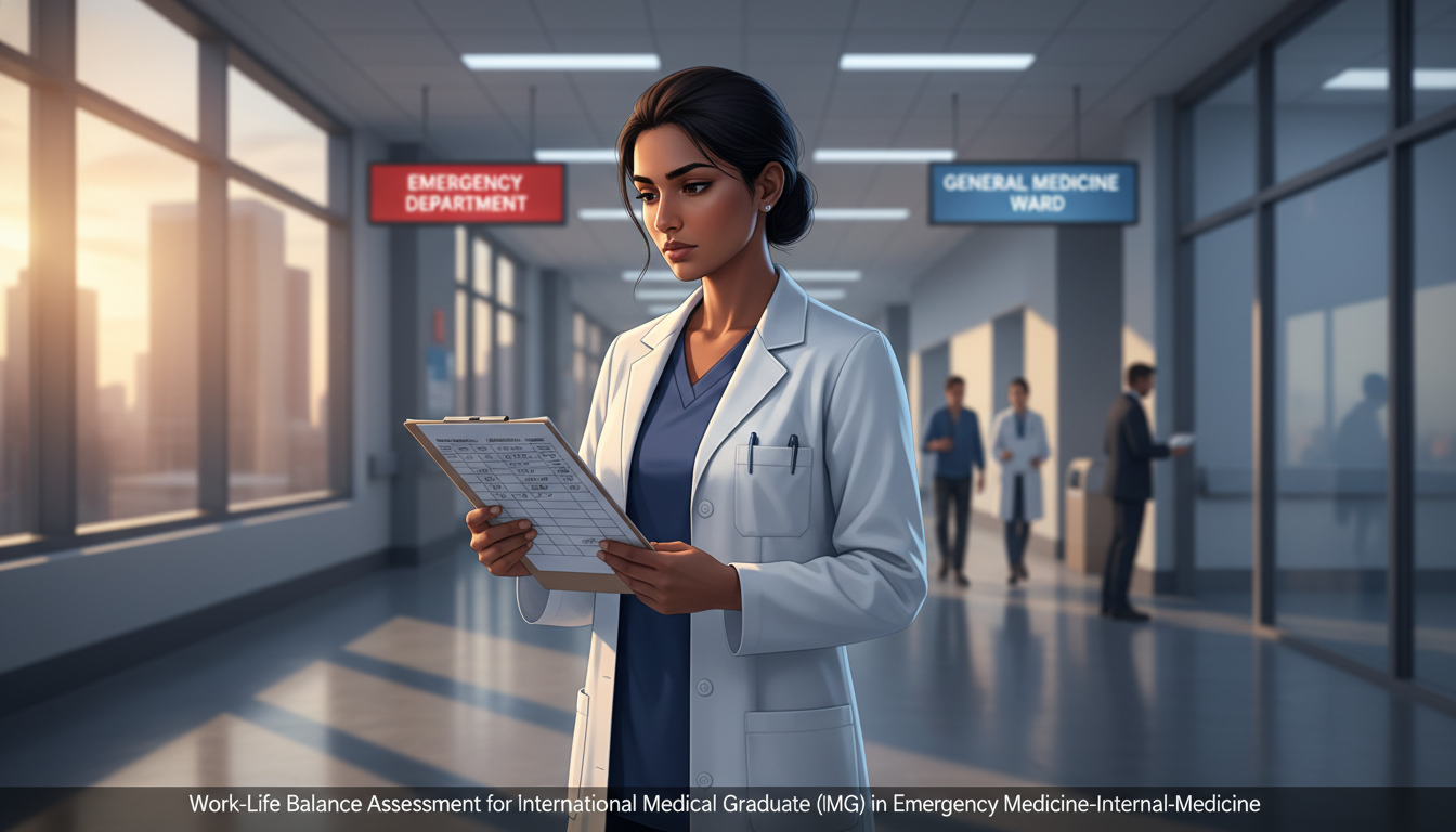 Essential Work-Life Balance Guide for IMGs in EM-IM Residency