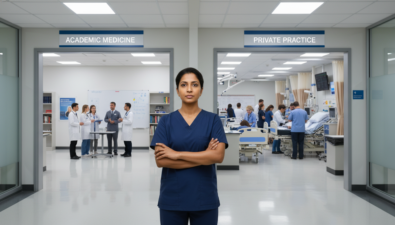 IMG Residency Guide: Choosing Academic vs Private Practice in Emergency Medicine