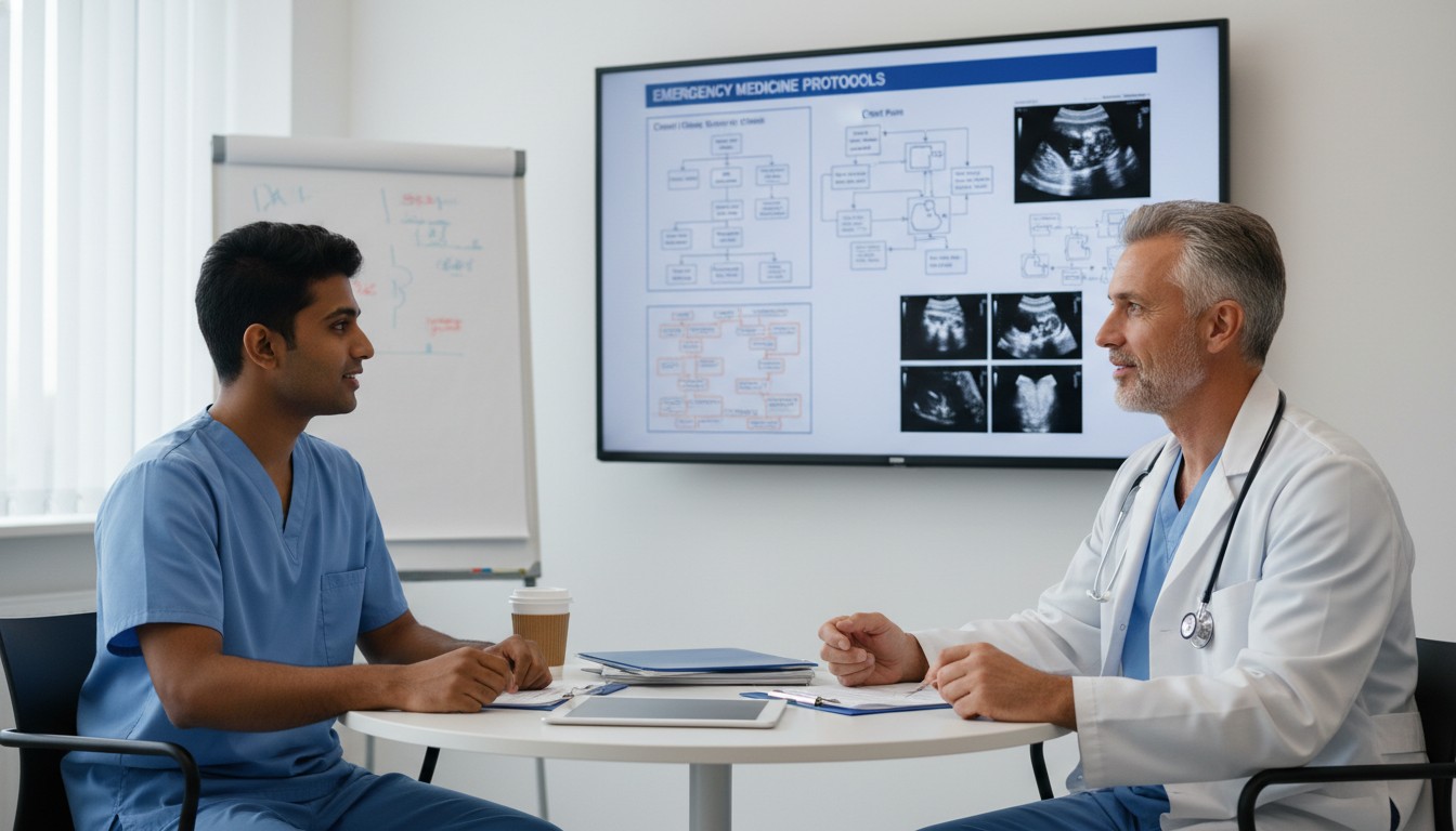 Emergency medicine mentors and IMG mentee discussion - IMG residency guide for Networking in Medicine for International Medic