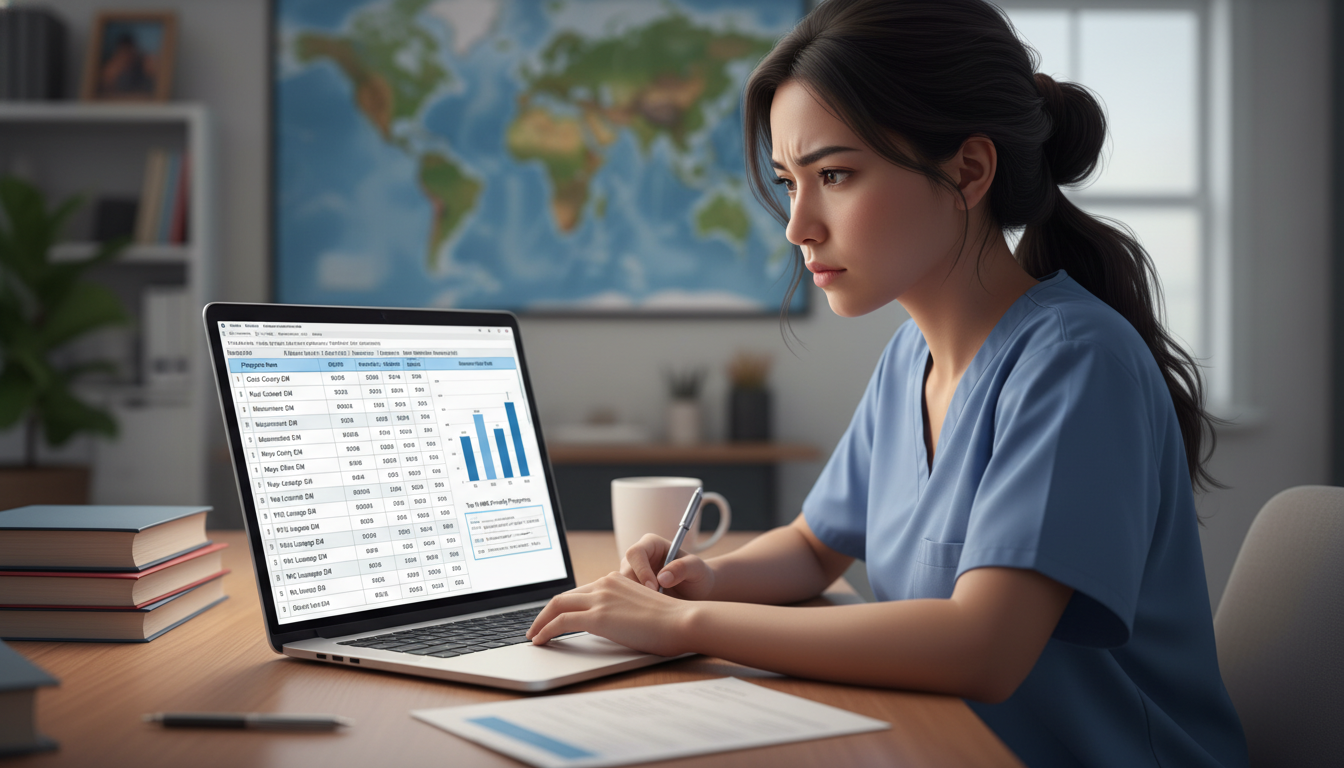 International medical graduate evaluating emergency medicine residency program data - IMG residency guide for Program Selecti