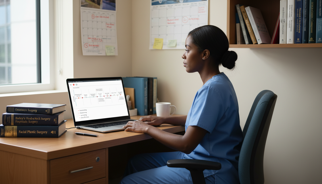 ENT resident reviewing career and job search timeline ENT resident reviewing career and job search timeline - IMG residency guide for Job Search Timing for International Medical G