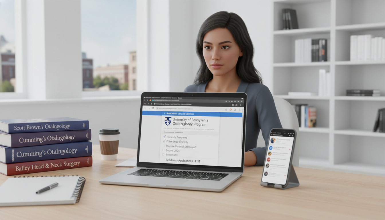 Otolaryngology residency applicant using multiple online resources Otolaryngology residency applicant using multiple online resources - IMG residency guide for How to Research Programs for Int