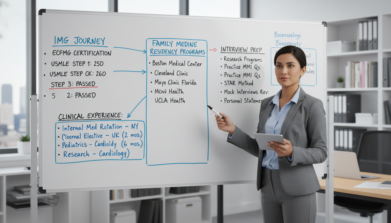 IMG mapping out family medicine residency interview preparation plan IMG mapping out family medicine residency interview preparation plan - IMG residency guide for Pre-Interview Preparation for