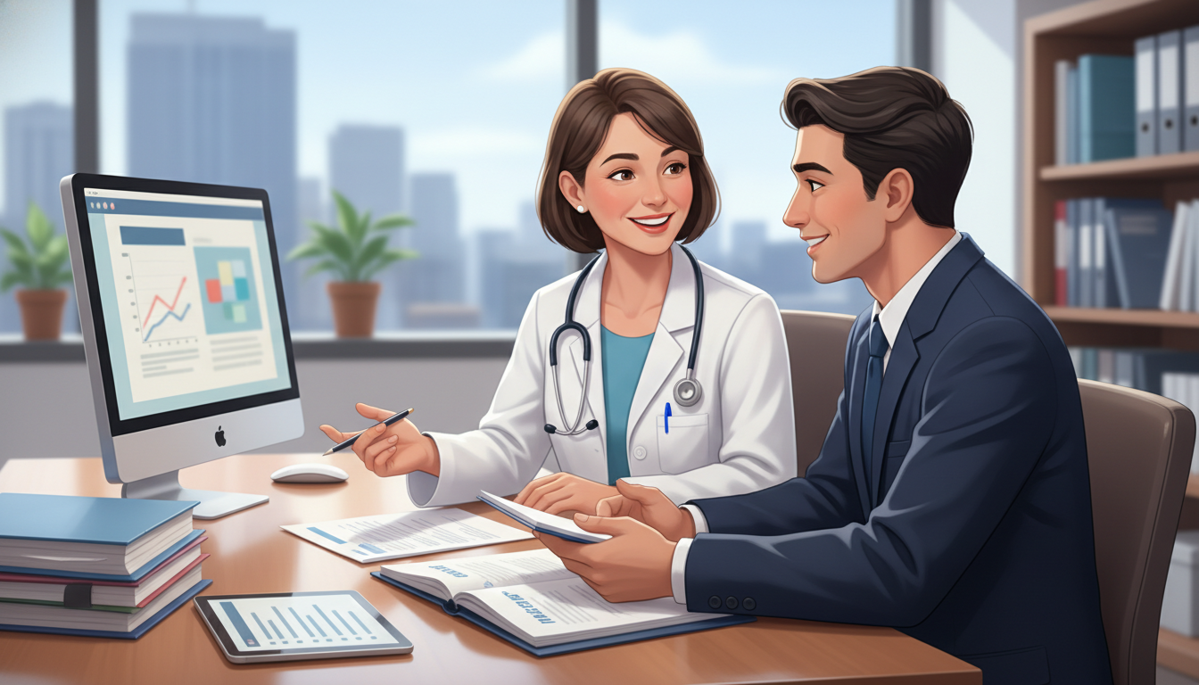 Program director and international medical graduate discussing residency training Program director and international medical graduate discussing residency training - IMG residency guide for Questions to Ask