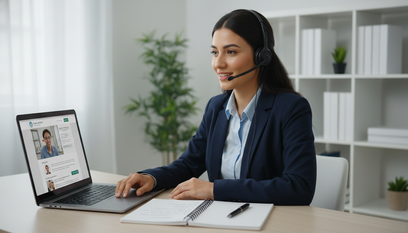 International medical graduate in a virtual SOAP interview for family medicine - IMG residency guide for SOAP Preparation for