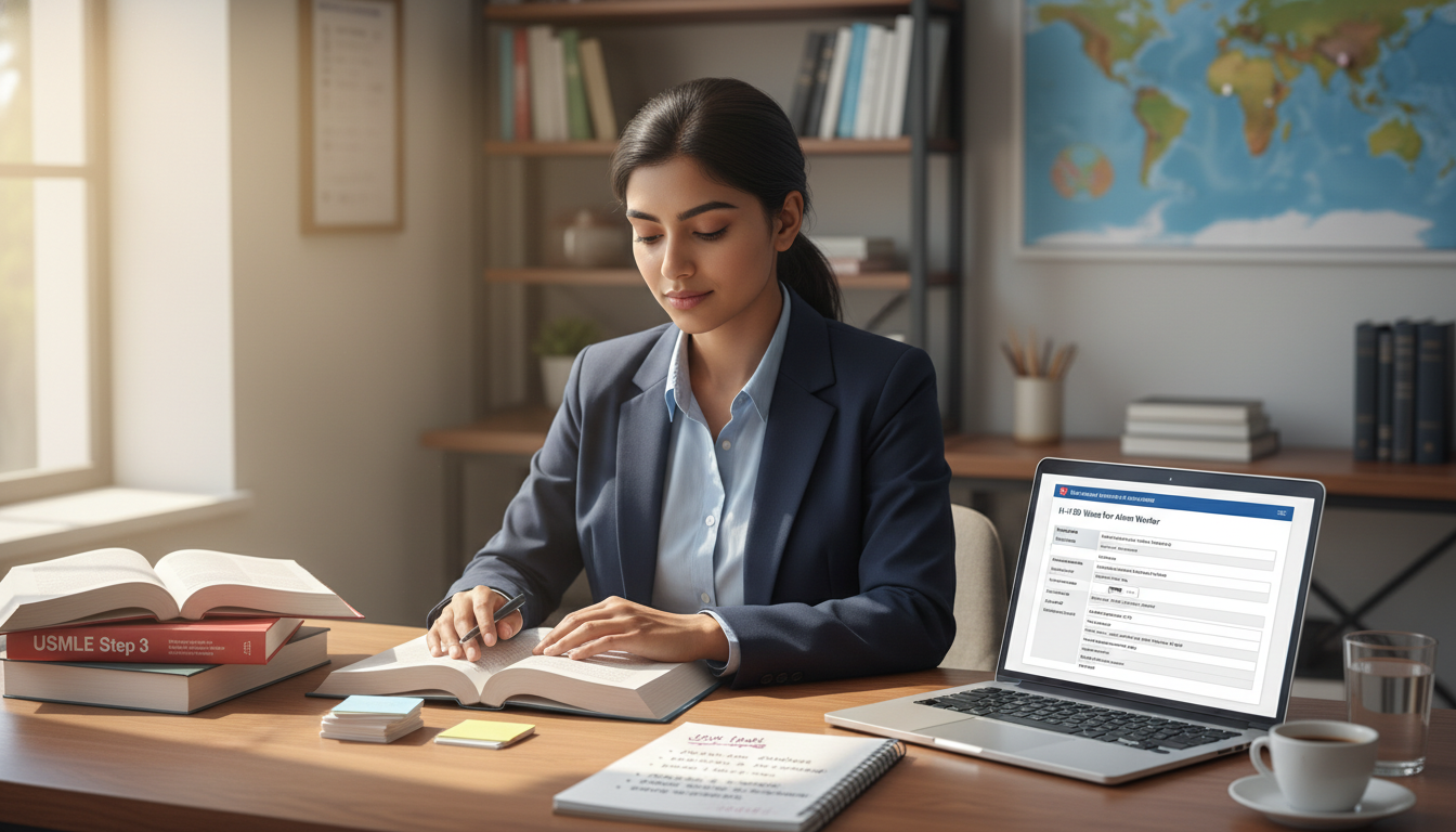 International medical graduate preparing for USMLE Step 3 and H-1B documentation International medical graduate preparing for USMLE Step 3 and H-1B documentation - IMG residency guide for H-1B Sponsorship P