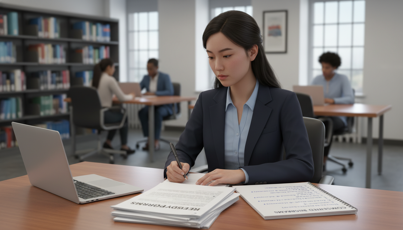 General surgery residency applicant researching programs and preparing answers - IMG residency guide for Common Interview Que