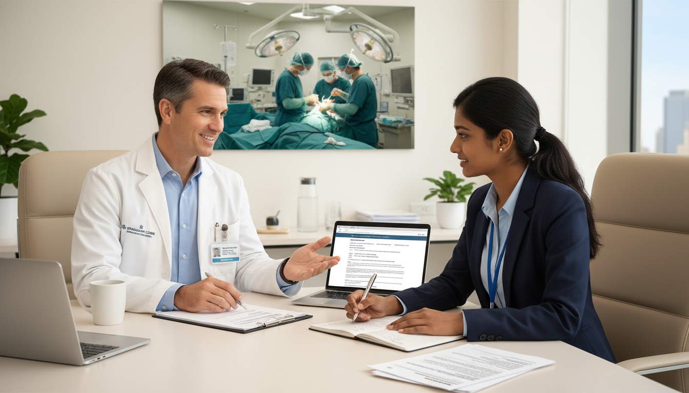 Surgery residency program director and IMG applicant in a professional meeting Surgery residency program director and IMG applicant in a professional meeting - IMG residency guide for Pre-Match Communicat