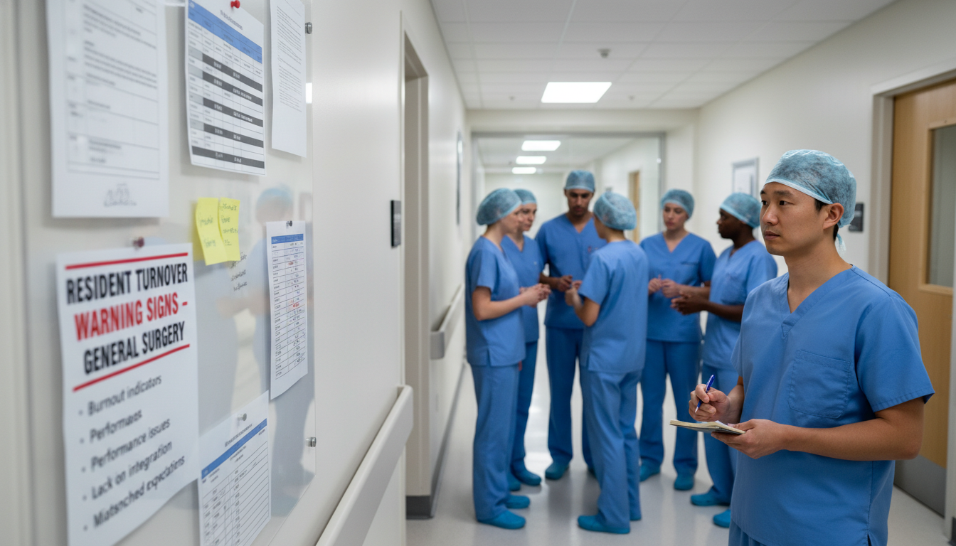 Key Resident Turnover Warning Signs for IMGs in General Surgery Residencies