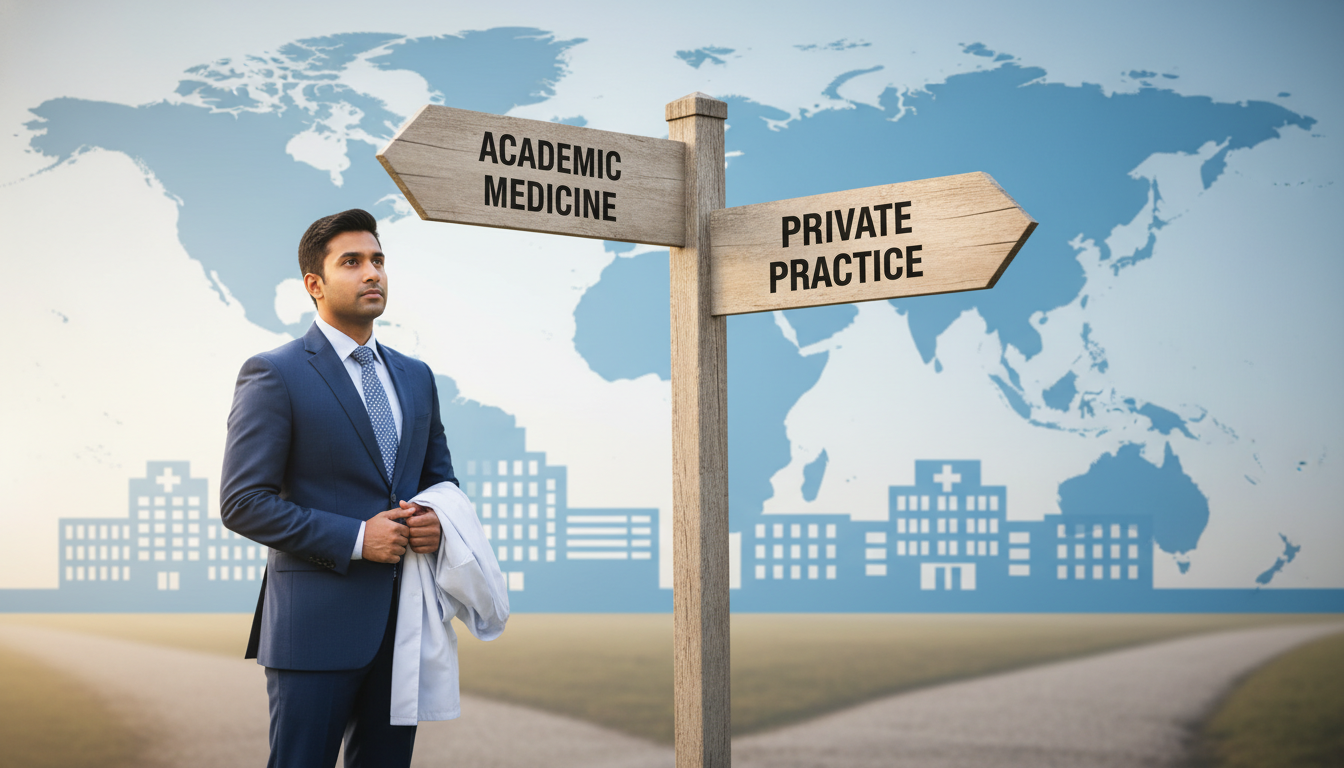 IMG Residency Guide: Choosing Between Academic and Private Practice in Global Health