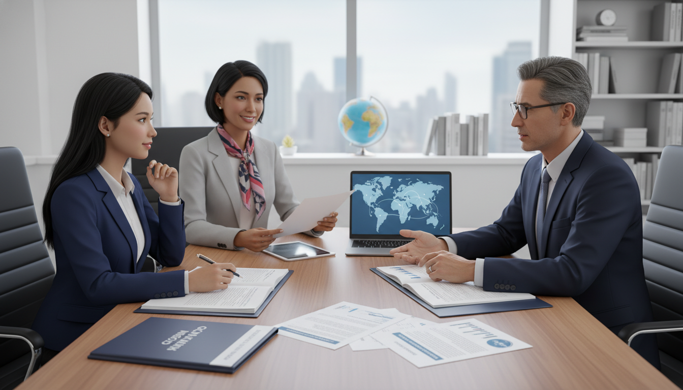 IMG discussing global health residency track with program faculty IMG discussing global health residency track with program faculty - IMG residency guide for Pre-Match Communication for Inter