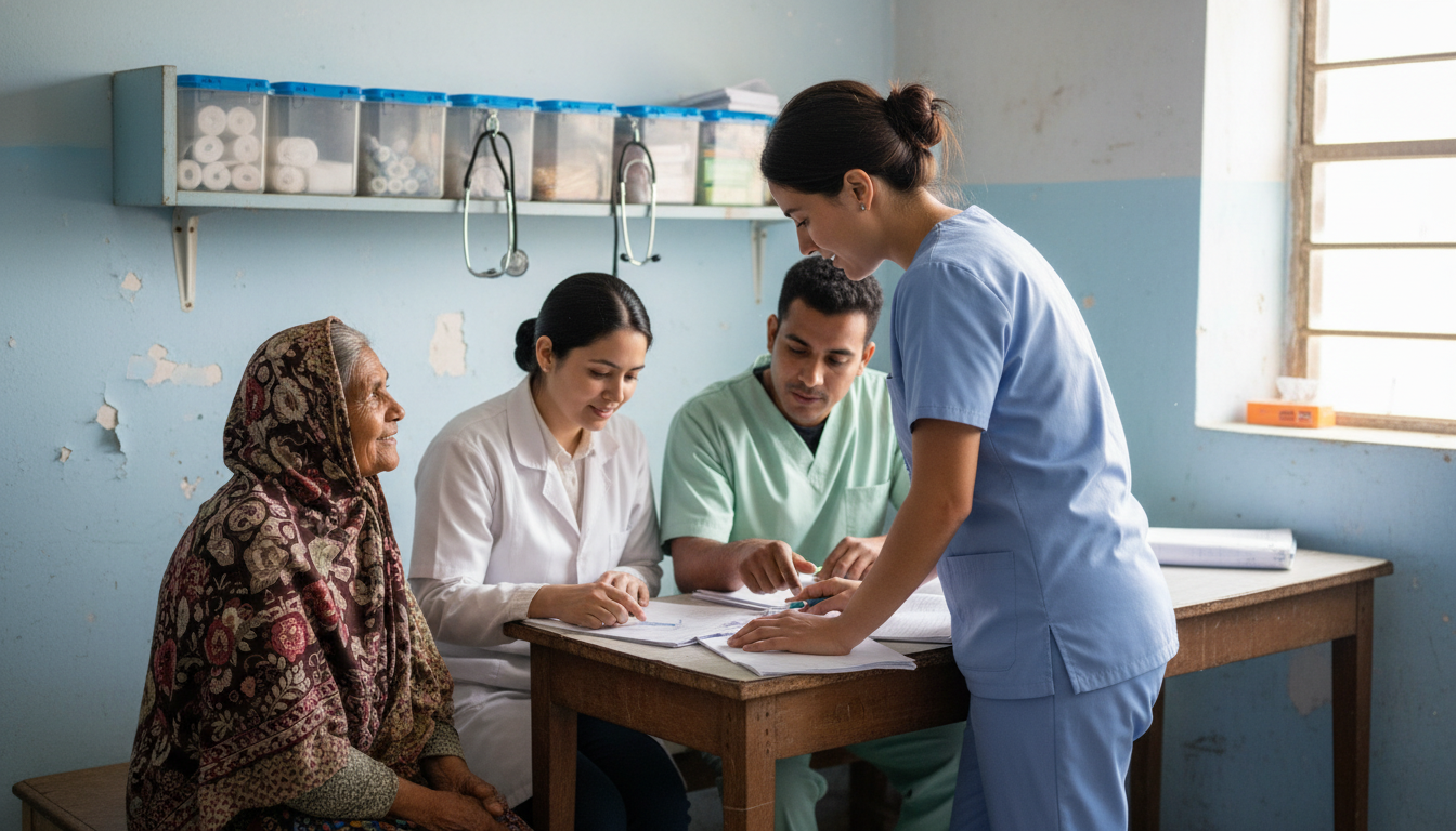 International medical graduate participating in global health clinic International medical graduate participating in global health clinic - IMG residency guide for Addressing Red Flags for Inter