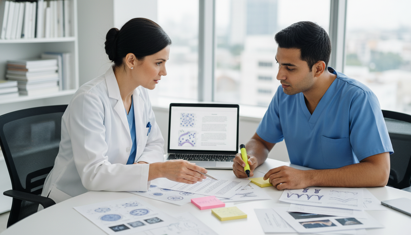Hematology-oncology attending mentoring IMG resident on research project Hematology-oncology attending mentoring IMG resident on research project - IMG residency guide for Research During Residency