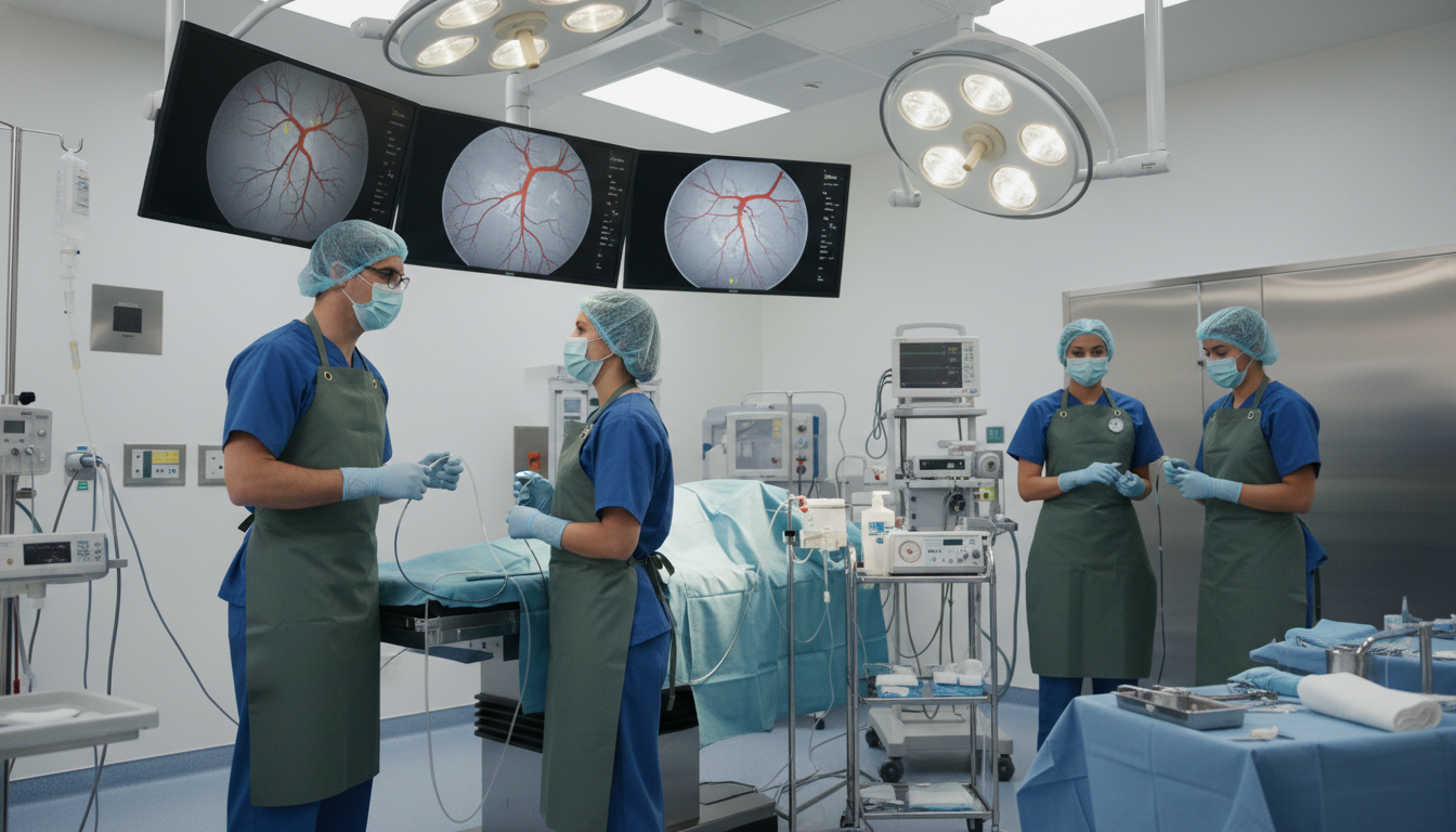 Interventional Radiology Team in Procedure Room Interventional Radiology Team in Procedure Room - IMG residency guide for Common Interview Questions for International Medica