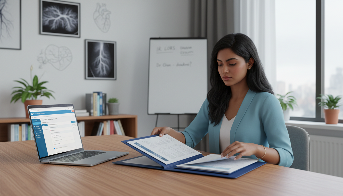 IMG preparing a LOR packet for an interventional radiology mentor - IMG residency guide for Letters of Recommendation for Int