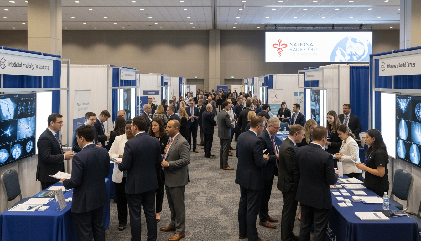 Medical networking at an interventional radiology residency fair - IMG residency guide for Networking in Medicine for Interna
