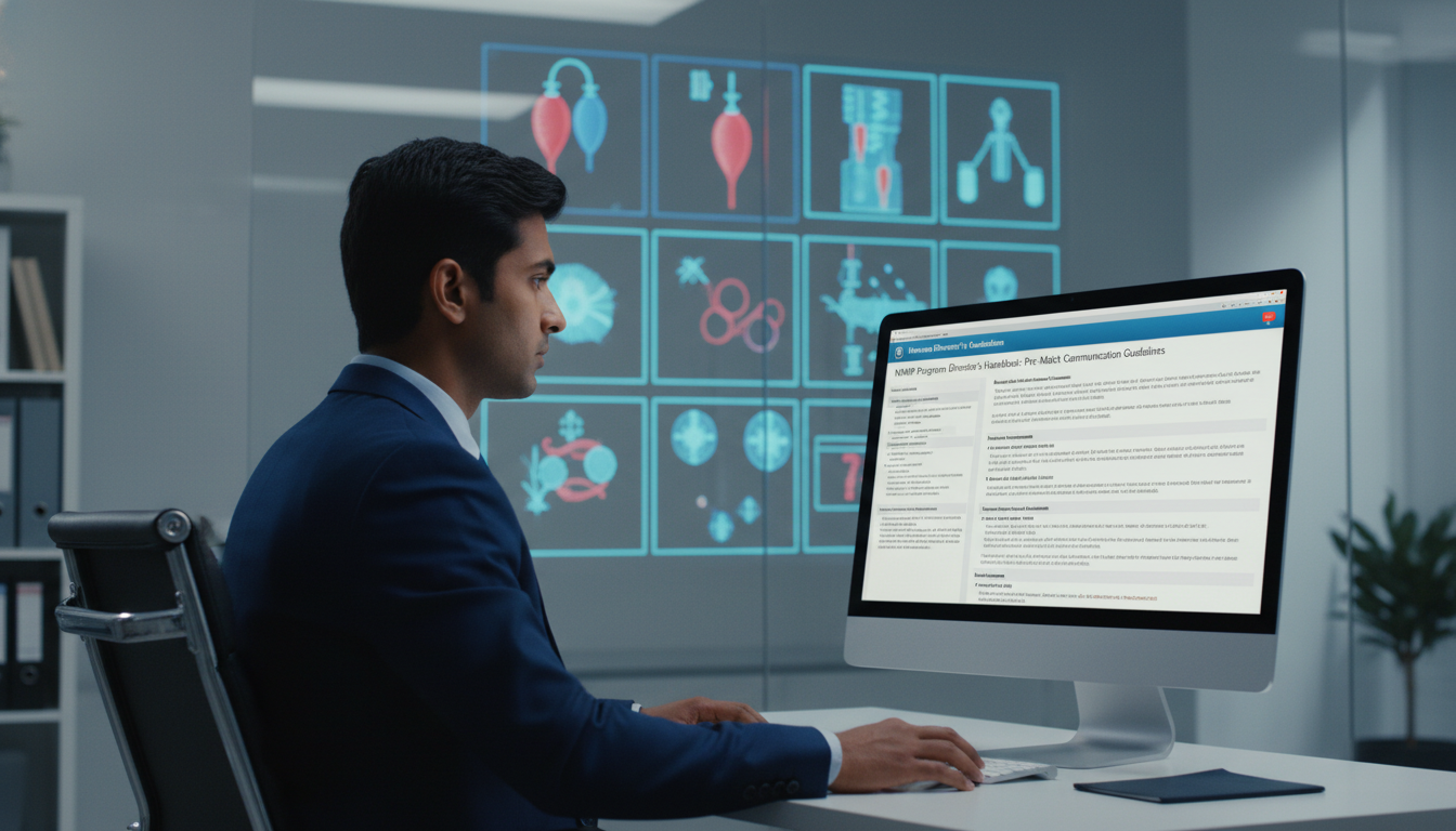 Interventional radiology applicant reading NRMP guidelines about pre-match communication Interventional radiology applicant reading NRMP guidelines about pre-match communication - IMG residency guide for Pre-Match