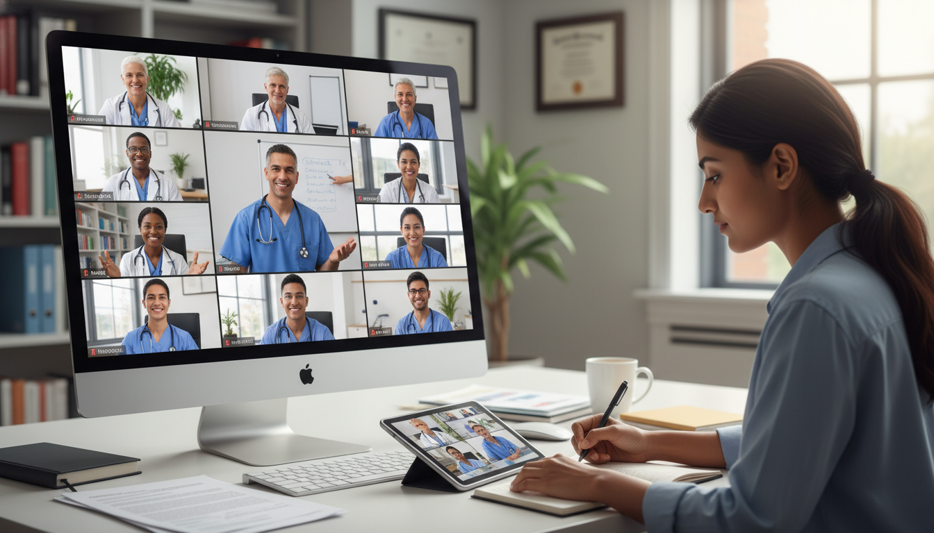 International medical graduates attending a virtual open house for interventional radiology residency programs International medical graduates attending a virtual open house for interventional radiology residency programs - IMG residenc