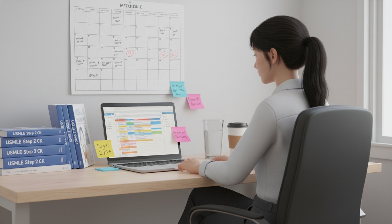 International medical graduate planning USMLE Step 2 CK schedule for IR residency - IMG residency guide for Step Score Strate