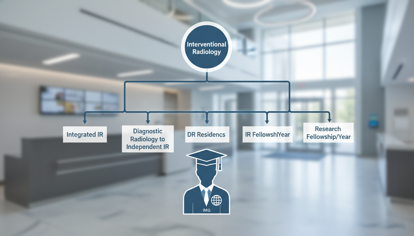 Decision tree of interventional radiology residency pathways for international medical graduates Decision tree of interventional radiology residency pathways for international medical graduates - IMG residency guide for Ul