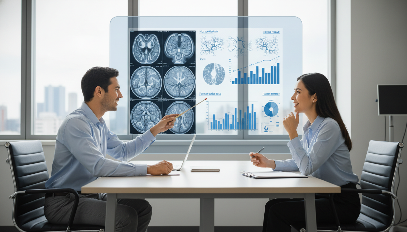 International medical graduate in an interventional radiology research meeting International medical graduate in an interventional radiology research meeting - IMG residency guide for Ultra-Competitive Sp