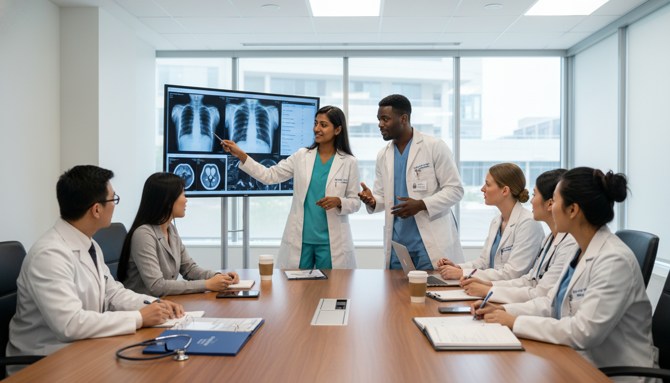 Medicine pediatrics academic team teaching residents and medical students Medicine pediatrics academic team teaching residents and medical students - IMG residency guide for Academic vs Private Pract