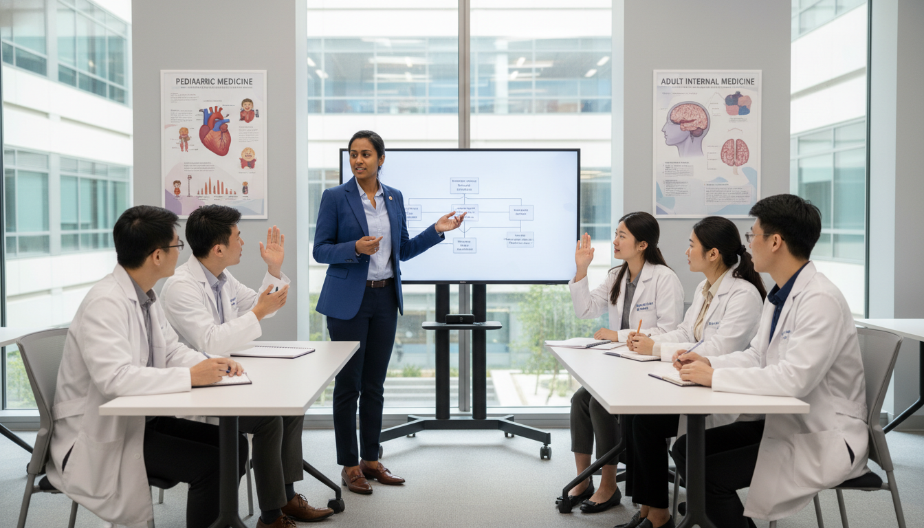 IMG mentoring younger medical students in a Medicine-Pediatrics interest group IMG mentoring younger medical students in a Medicine-Pediatrics interest group - IMG residency guide for CV Building for Inte