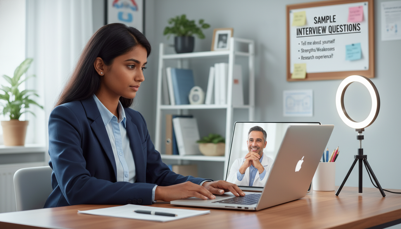 IMG conducting a mock medicine pediatrics residency interview online IMG conducting a mock medicine pediatrics residency interview online - IMG residency guide for Pre-Interview Preparation for